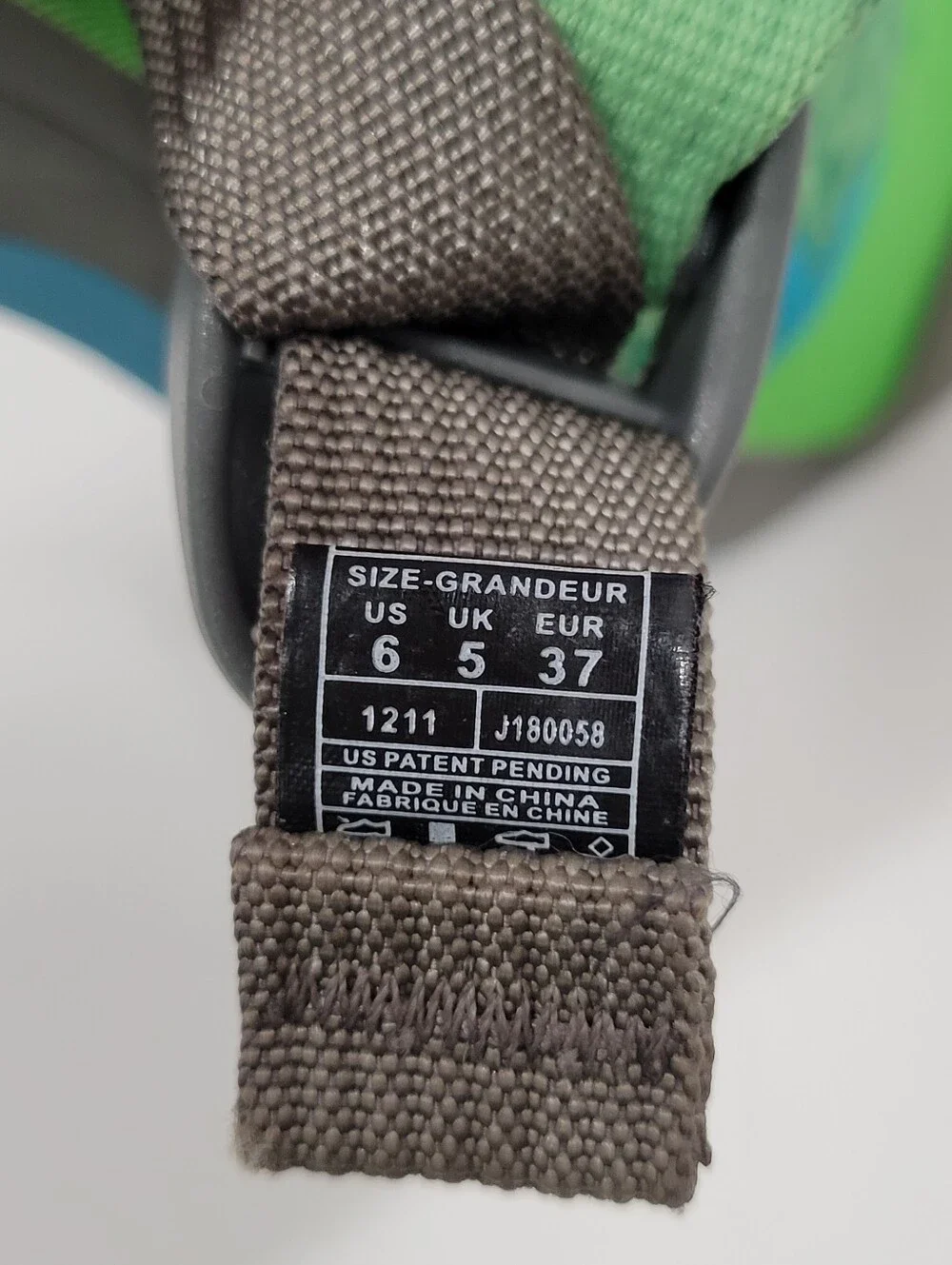 Chaco Vitim EcoTread Green Blue Sandal Water Shoes Youth Kids Junior Size 6